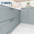 Latest small kitchen blue european kitchen cabinet